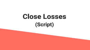 Close Losses MT4 Script
