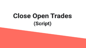 Close Open Trades MT4 Script