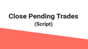 Close Pending Trades MT4 Script